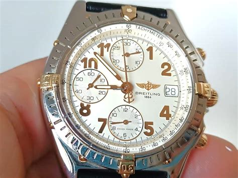 cinturino rouleaux breitling acciaio satinato oro|Acquista Breitling Chronomat su Chrono24.